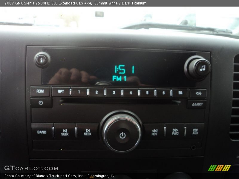 Summit White / Dark Titanium 2007 GMC Sierra 2500HD SLE Extended Cab 4x4