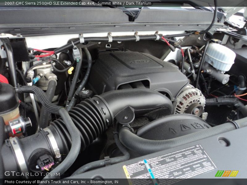  2007 Sierra 2500HD SLE Extended Cab 4x4 Engine - 6.0 Liter OHV 16V Vortec VVT V8