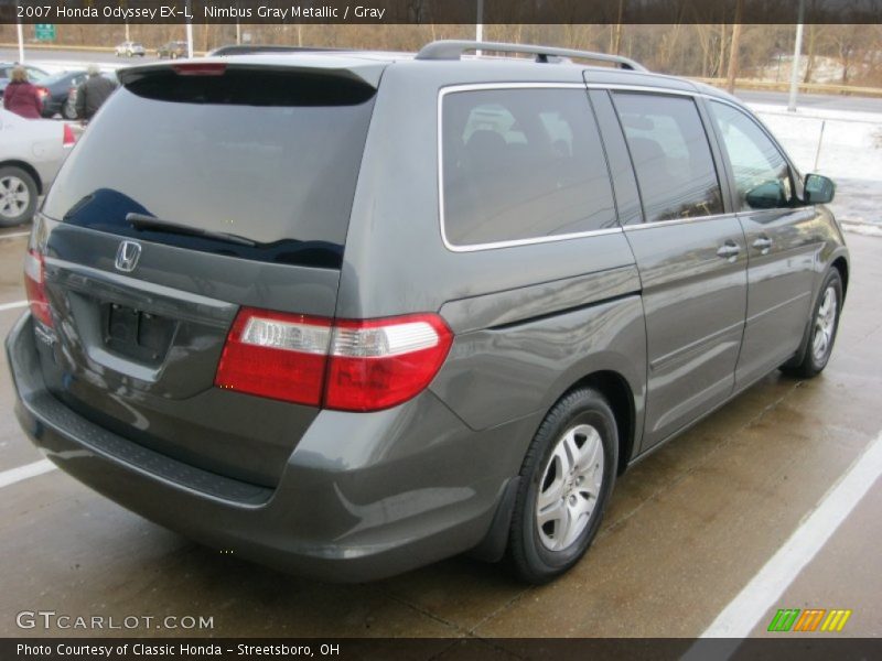 Nimbus Gray Metallic / Gray 2007 Honda Odyssey EX-L