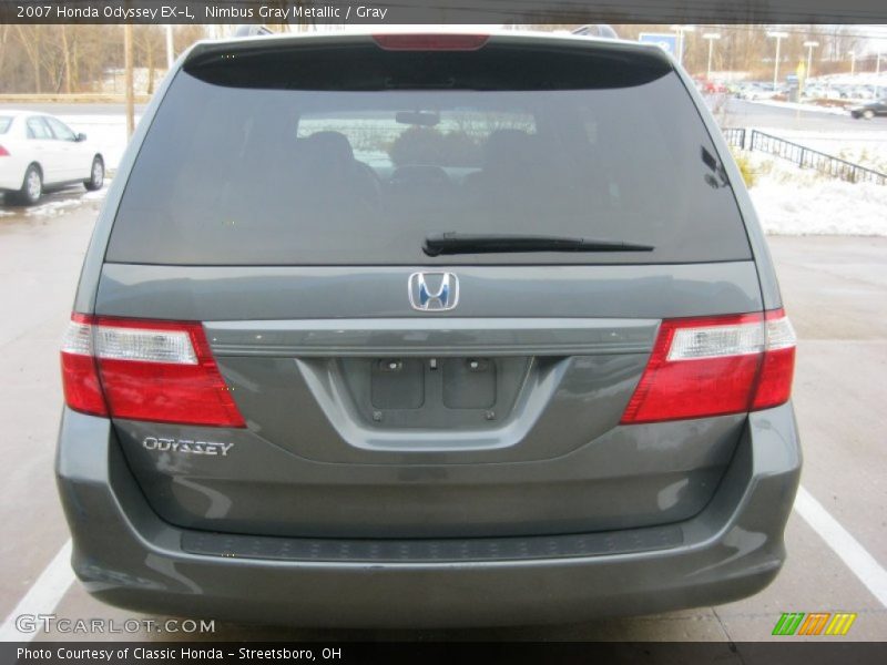 Nimbus Gray Metallic / Gray 2007 Honda Odyssey EX-L