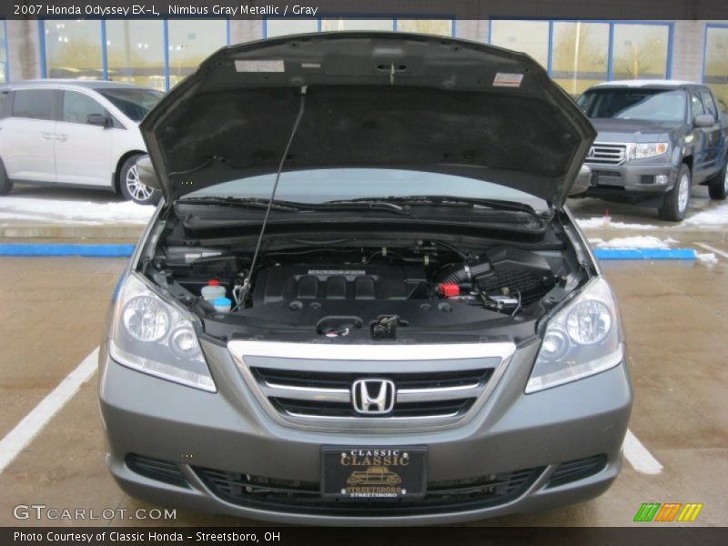 Nimbus Gray Metallic / Gray 2007 Honda Odyssey EX-L