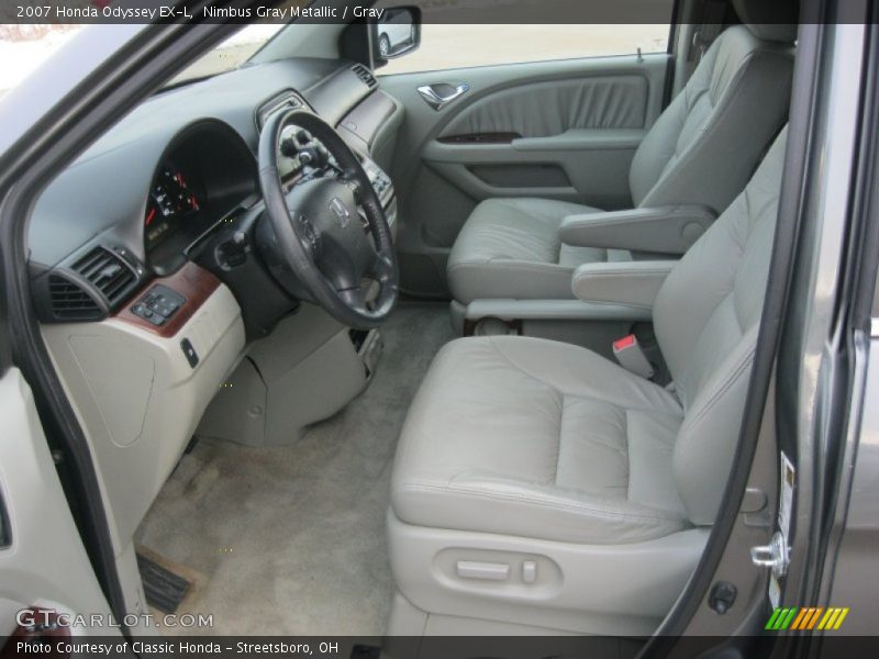 Nimbus Gray Metallic / Gray 2007 Honda Odyssey EX-L