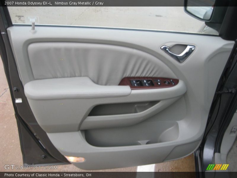 Nimbus Gray Metallic / Gray 2007 Honda Odyssey EX-L