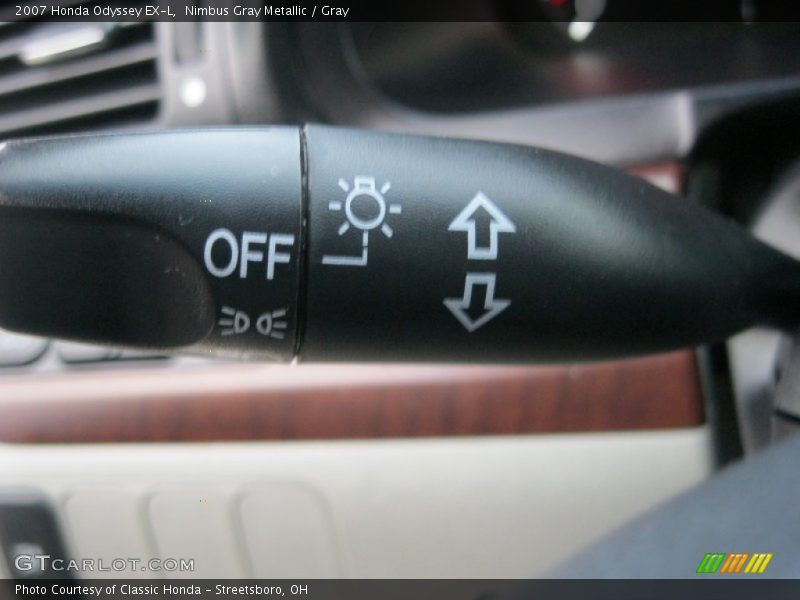 Nimbus Gray Metallic / Gray 2007 Honda Odyssey EX-L