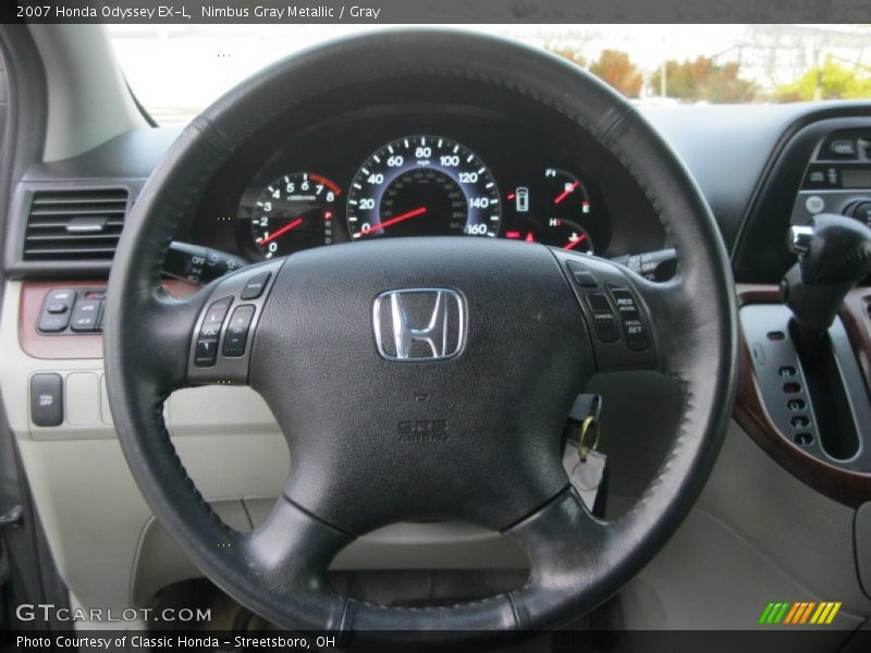 Nimbus Gray Metallic / Gray 2007 Honda Odyssey EX-L