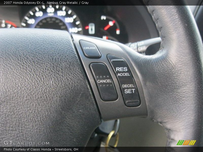 Nimbus Gray Metallic / Gray 2007 Honda Odyssey EX-L