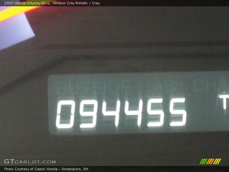 Nimbus Gray Metallic / Gray 2007 Honda Odyssey EX-L