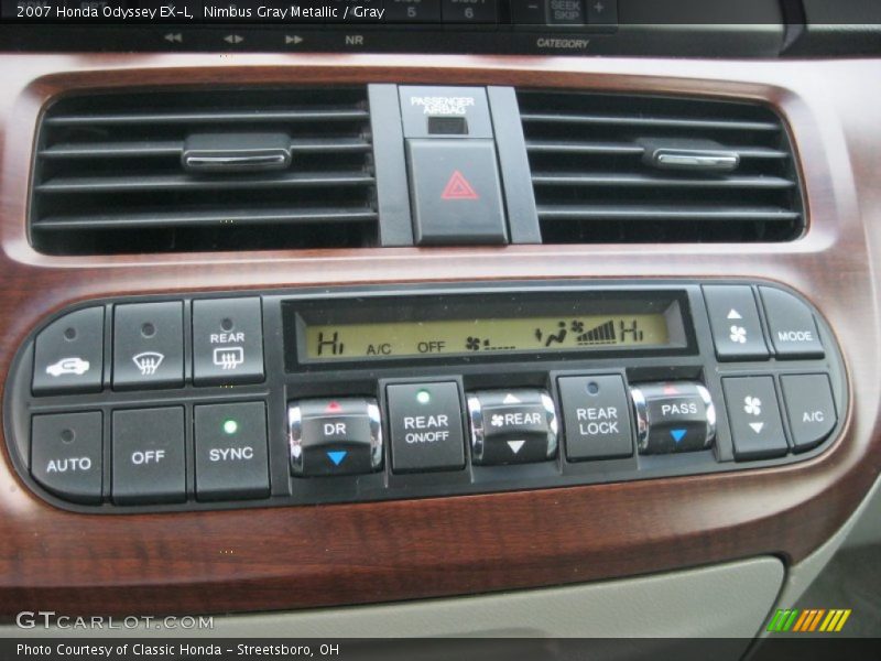 Nimbus Gray Metallic / Gray 2007 Honda Odyssey EX-L