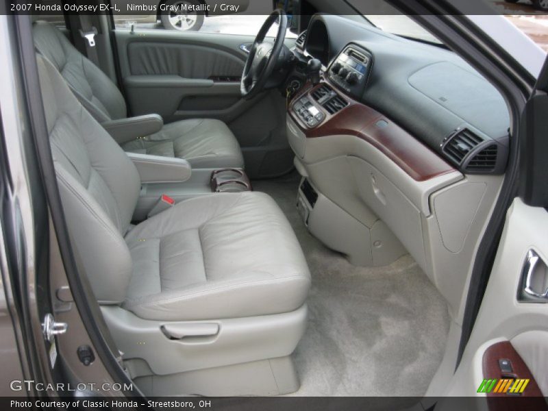 Nimbus Gray Metallic / Gray 2007 Honda Odyssey EX-L