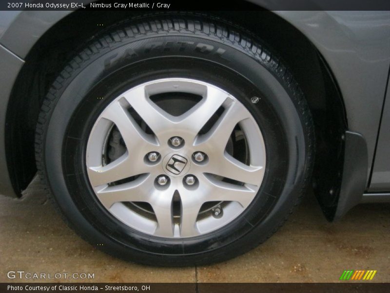 Nimbus Gray Metallic / Gray 2007 Honda Odyssey EX-L