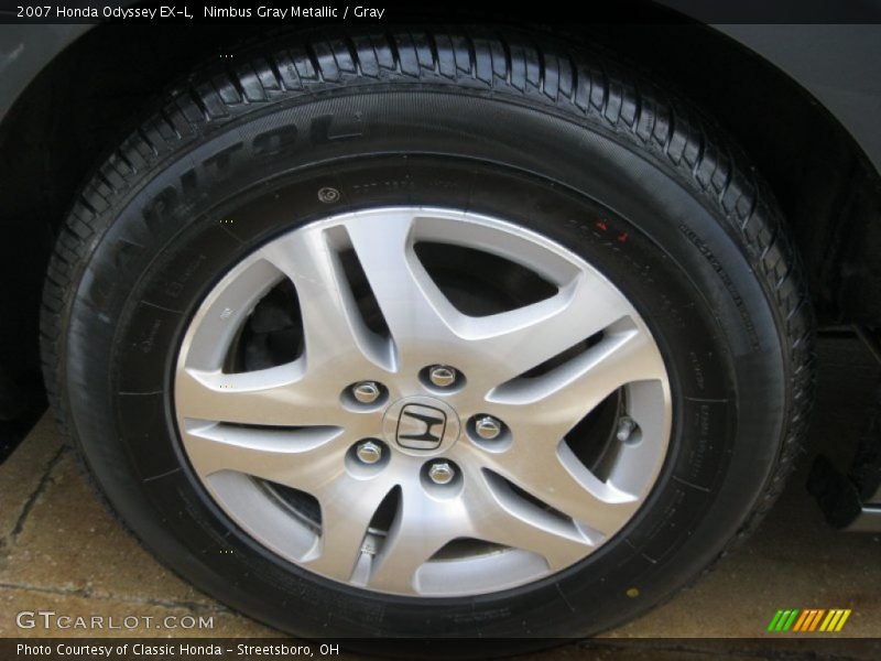 Nimbus Gray Metallic / Gray 2007 Honda Odyssey EX-L