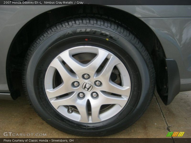 Nimbus Gray Metallic / Gray 2007 Honda Odyssey EX-L