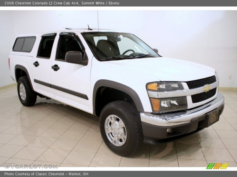 Summit White / Ebony 2008 Chevrolet Colorado LS Crew Cab 4x4