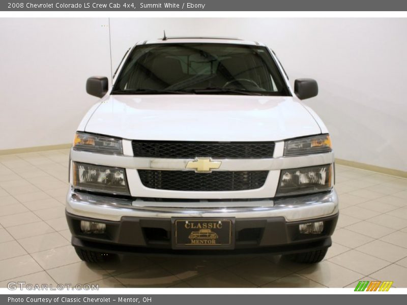 Summit White / Ebony 2008 Chevrolet Colorado LS Crew Cab 4x4
