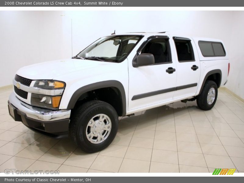 Summit White / Ebony 2008 Chevrolet Colorado LS Crew Cab 4x4