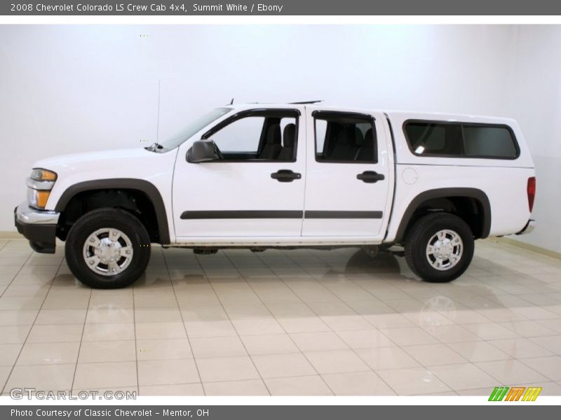 Summit White / Ebony 2008 Chevrolet Colorado LS Crew Cab 4x4