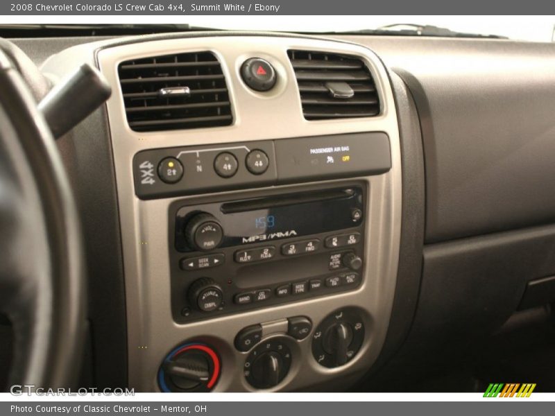 Summit White / Ebony 2008 Chevrolet Colorado LS Crew Cab 4x4