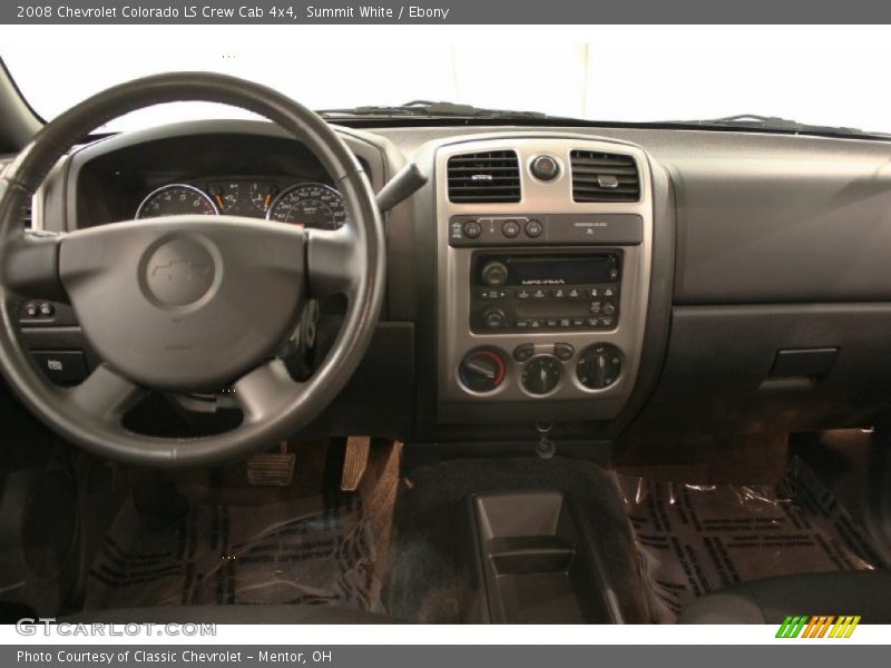 Summit White / Ebony 2008 Chevrolet Colorado LS Crew Cab 4x4