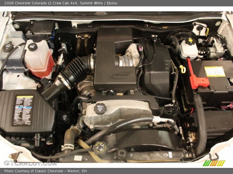 Summit White / Ebony 2008 Chevrolet Colorado LS Crew Cab 4x4