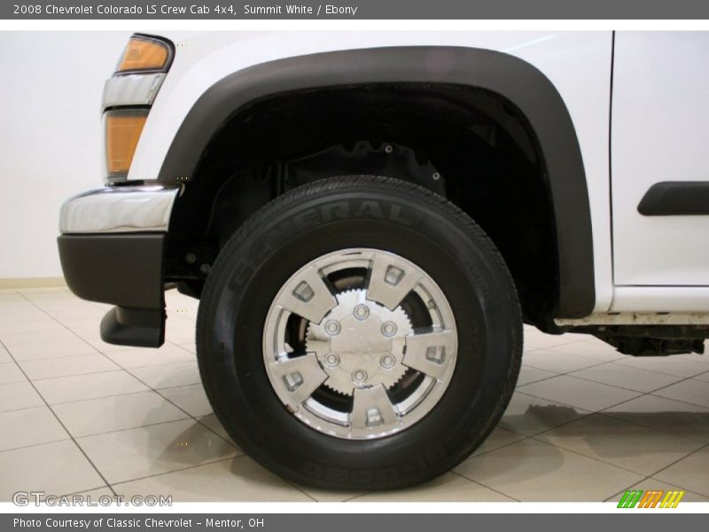 Summit White / Ebony 2008 Chevrolet Colorado LS Crew Cab 4x4