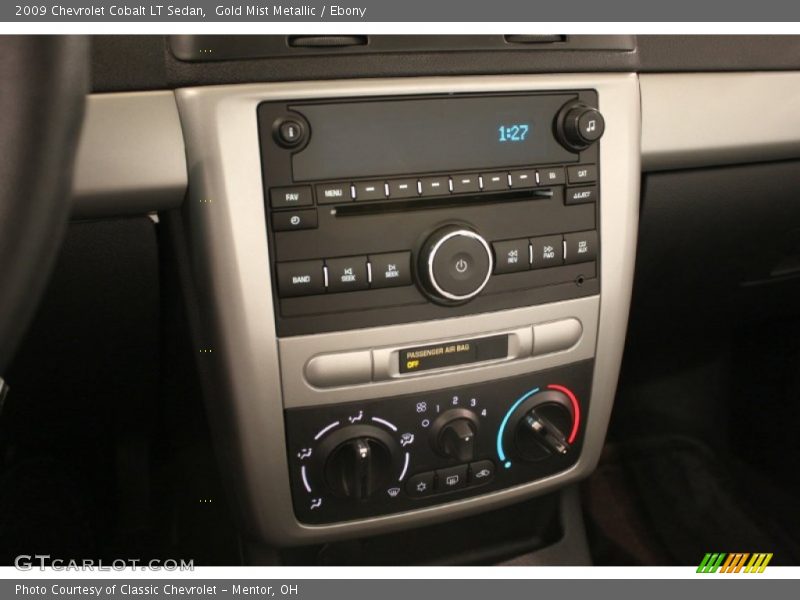 Gold Mist Metallic / Ebony 2009 Chevrolet Cobalt LT Sedan