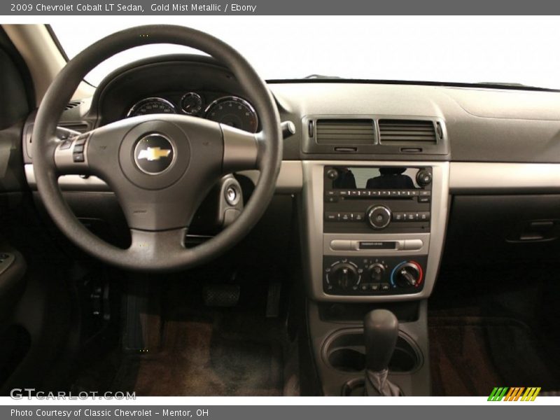 Gold Mist Metallic / Ebony 2009 Chevrolet Cobalt LT Sedan