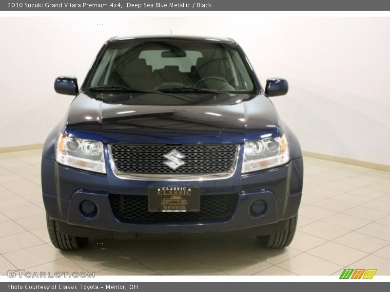Deep Sea Blue Metallic / Black 2010 Suzuki Grand Vitara Premium 4x4