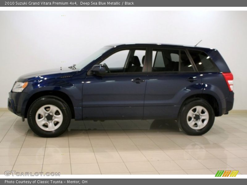 Deep Sea Blue Metallic / Black 2010 Suzuki Grand Vitara Premium 4x4