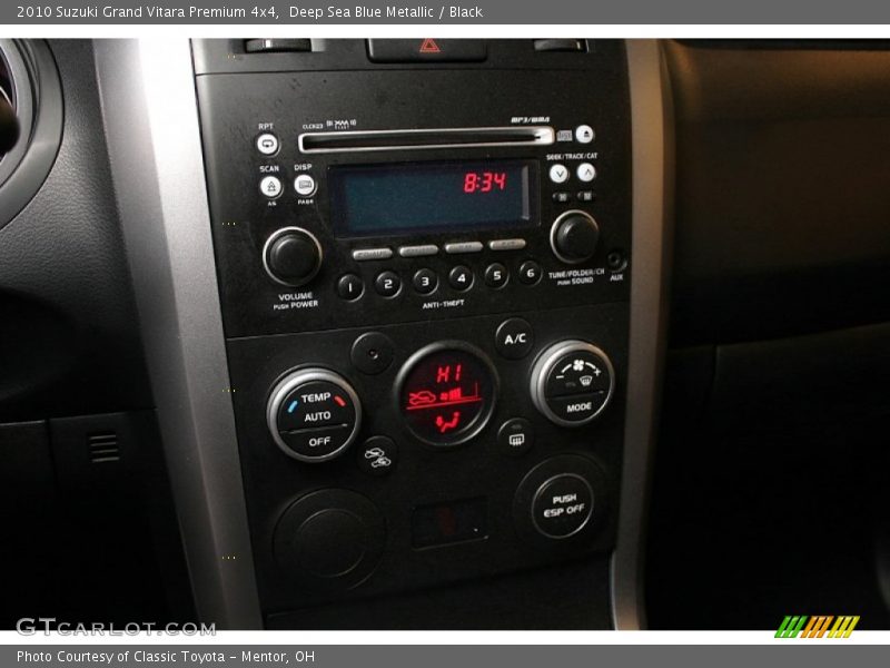 Deep Sea Blue Metallic / Black 2010 Suzuki Grand Vitara Premium 4x4