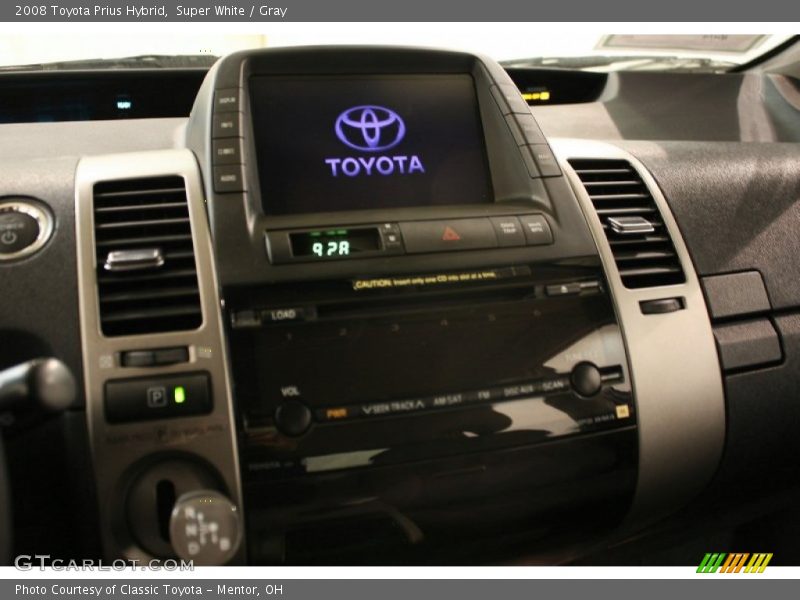 Super White / Gray 2008 Toyota Prius Hybrid