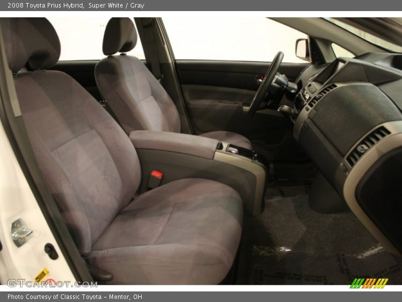 Super White / Gray 2008 Toyota Prius Hybrid