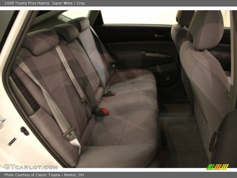 Super White / Gray 2008 Toyota Prius Hybrid