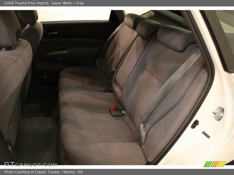 Super White / Gray 2008 Toyota Prius Hybrid