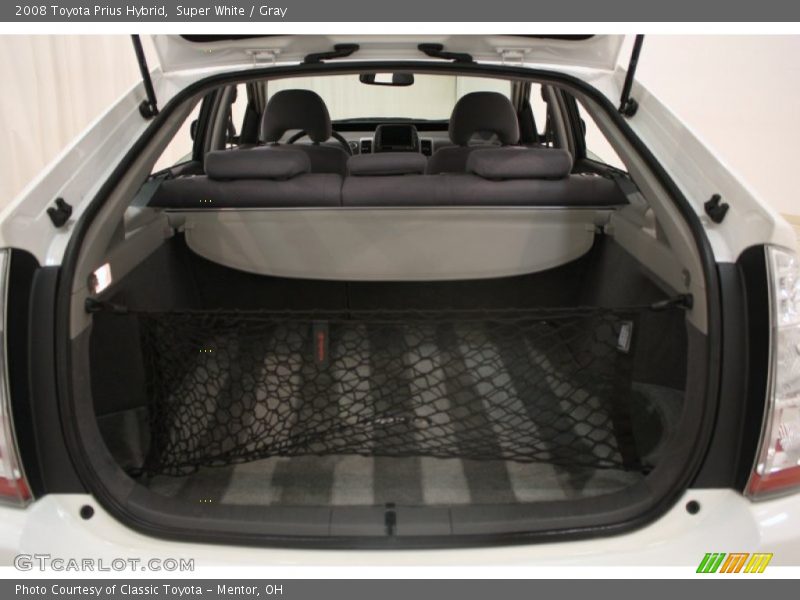 Super White / Gray 2008 Toyota Prius Hybrid