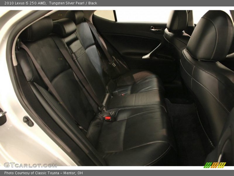 Tungsten Silver Pearl / Black 2010 Lexus IS 250 AWD