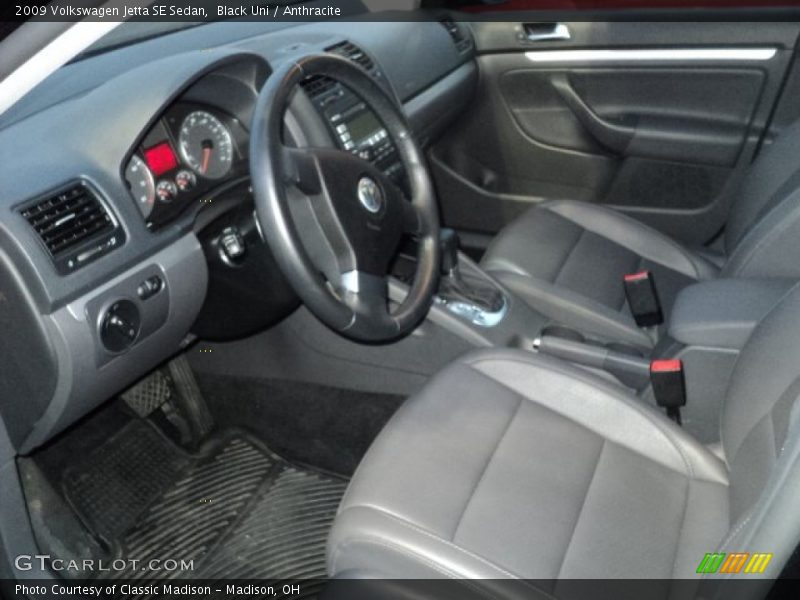 Black Uni / Anthracite 2009 Volkswagen Jetta SE Sedan