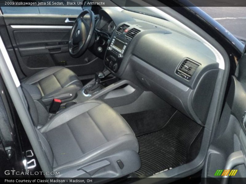 Black Uni / Anthracite 2009 Volkswagen Jetta SE Sedan