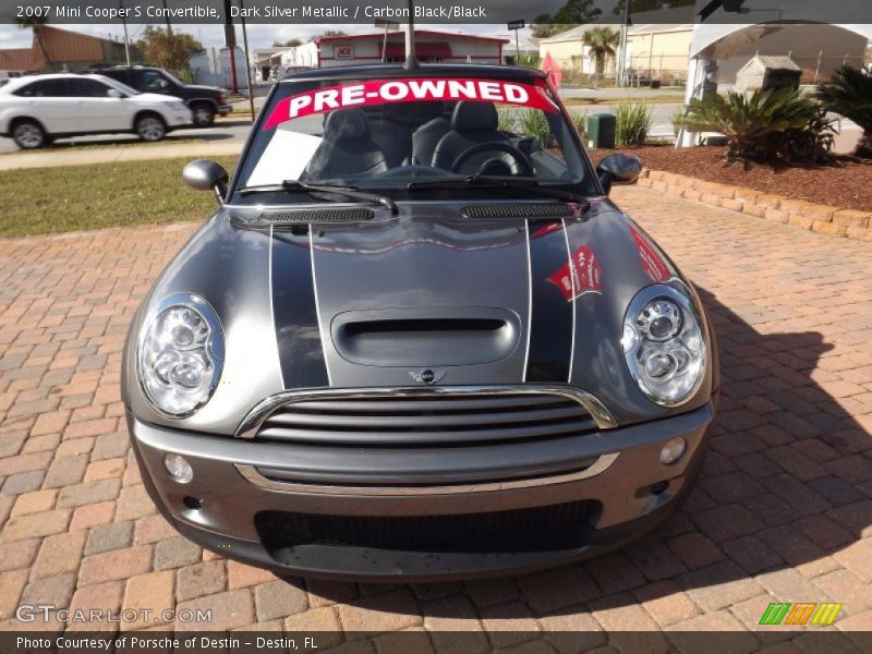 Dark Silver Metallic / Carbon Black/Black 2007 Mini Cooper S Convertible