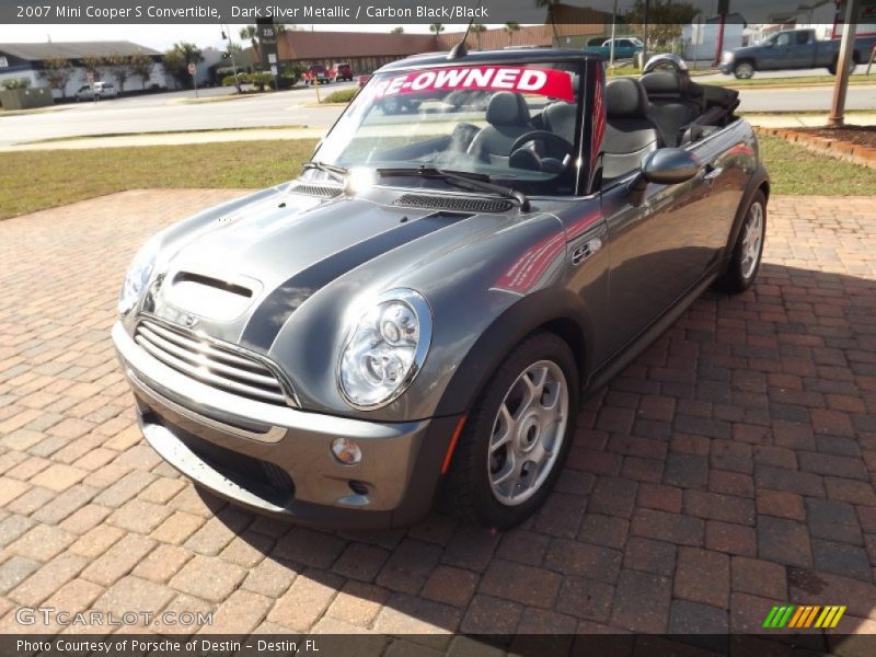 Dark Silver Metallic / Carbon Black/Black 2007 Mini Cooper S Convertible