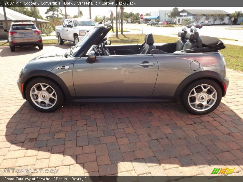 Dark Silver Metallic / Carbon Black/Black 2007 Mini Cooper S Convertible