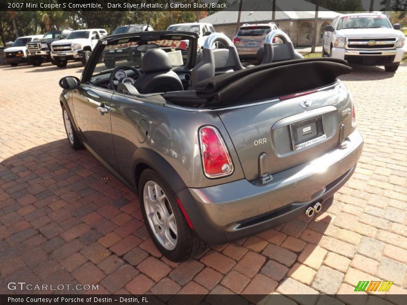 Dark Silver Metallic / Carbon Black/Black 2007 Mini Cooper S Convertible