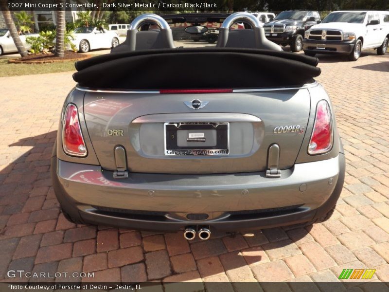 Dark Silver Metallic / Carbon Black/Black 2007 Mini Cooper S Convertible