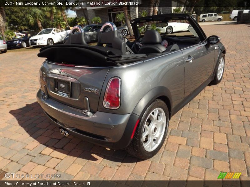 Dark Silver Metallic / Carbon Black/Black 2007 Mini Cooper S Convertible