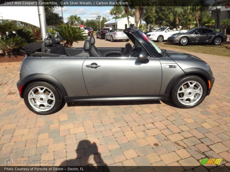 Dark Silver Metallic / Carbon Black/Black 2007 Mini Cooper S Convertible