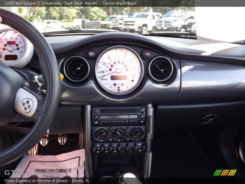 Dark Silver Metallic / Carbon Black/Black 2007 Mini Cooper S Convertible