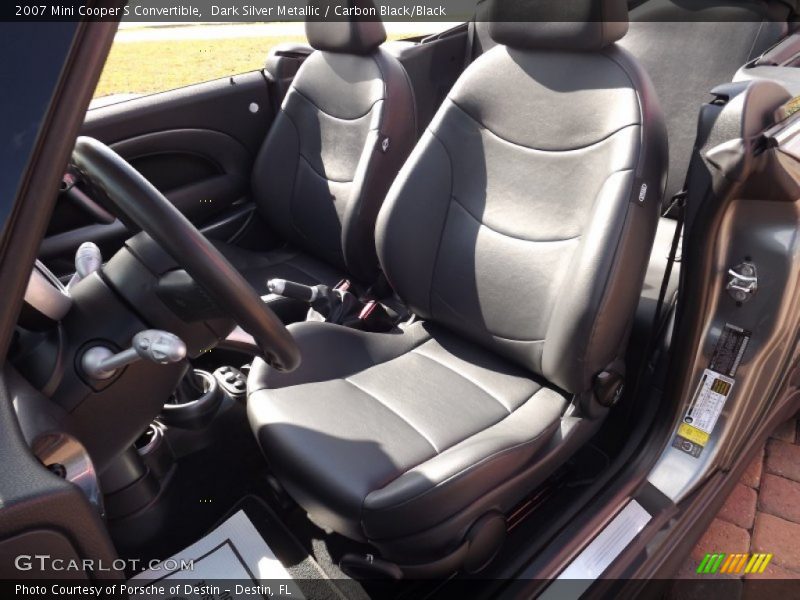 Dark Silver Metallic / Carbon Black/Black 2007 Mini Cooper S Convertible