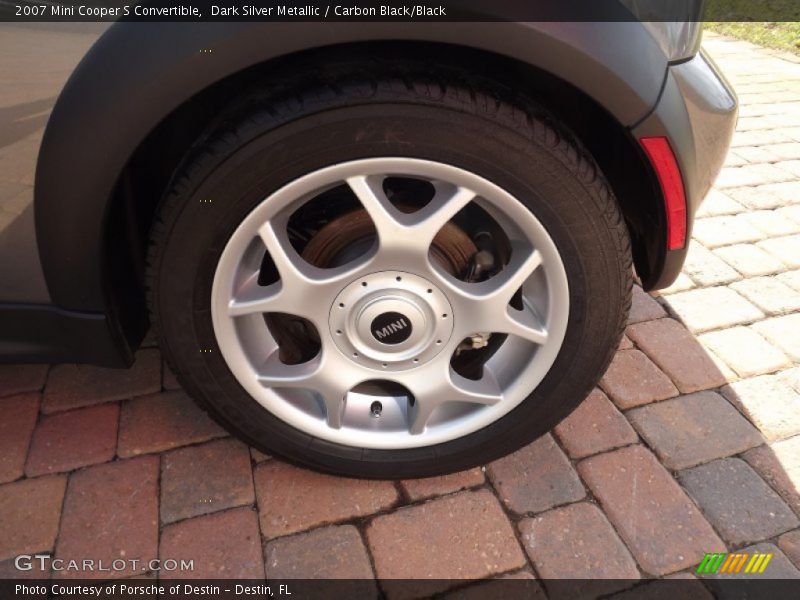Dark Silver Metallic / Carbon Black/Black 2007 Mini Cooper S Convertible