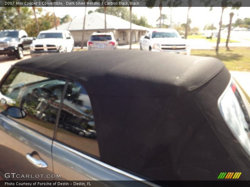 Dark Silver Metallic / Carbon Black/Black 2007 Mini Cooper S Convertible