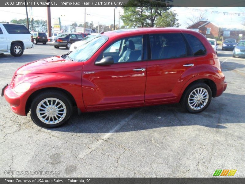 Inferno Red Pearl / Dark Slate Gray 2003 Chrysler PT Cruiser GT