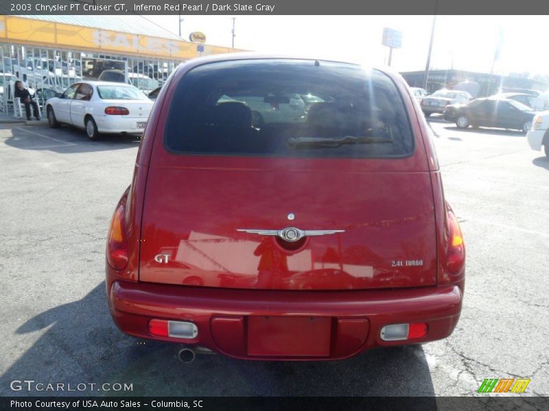 Inferno Red Pearl / Dark Slate Gray 2003 Chrysler PT Cruiser GT